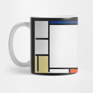 Composition with Blue, Red, Yellow, and Black Mug